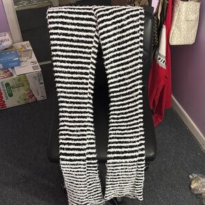Black and White Striped pants